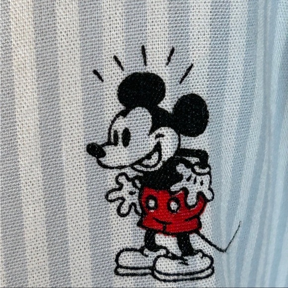 Disney Mickey Mouse Striped Button Down Shirt Mickey’s Moods - Size XL - Picture 4 of 12